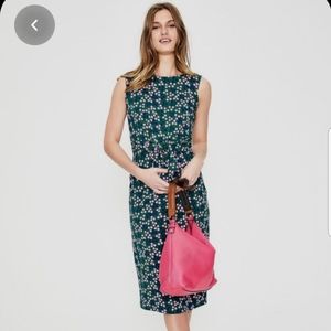 Boden Tie Waist Jersey Dress